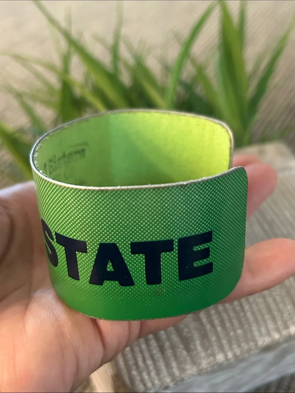 License plate Wristband Cuff Show Me State NEW handmade soft t-shirt interior OS